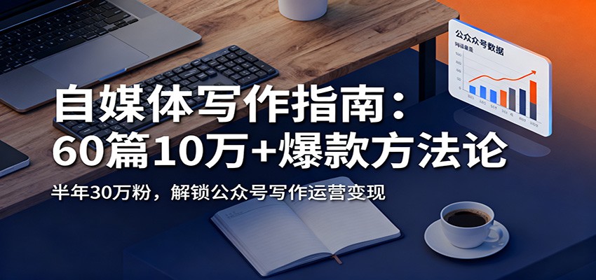 自媒体写作指南：60篇10万+爆款方法论，半年30万粉，解锁公众号写作运营变现-繁茂科技