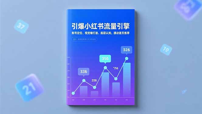引爆小红书流量引擎，账号定位、视觉锤打造、底层认知，撬动首页推荐-繁茂科技